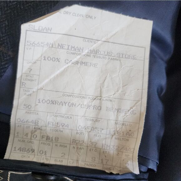 Ermenegildo Zegna blazer jacket 100%cashmere in Switzerland - Picture 11 of 12